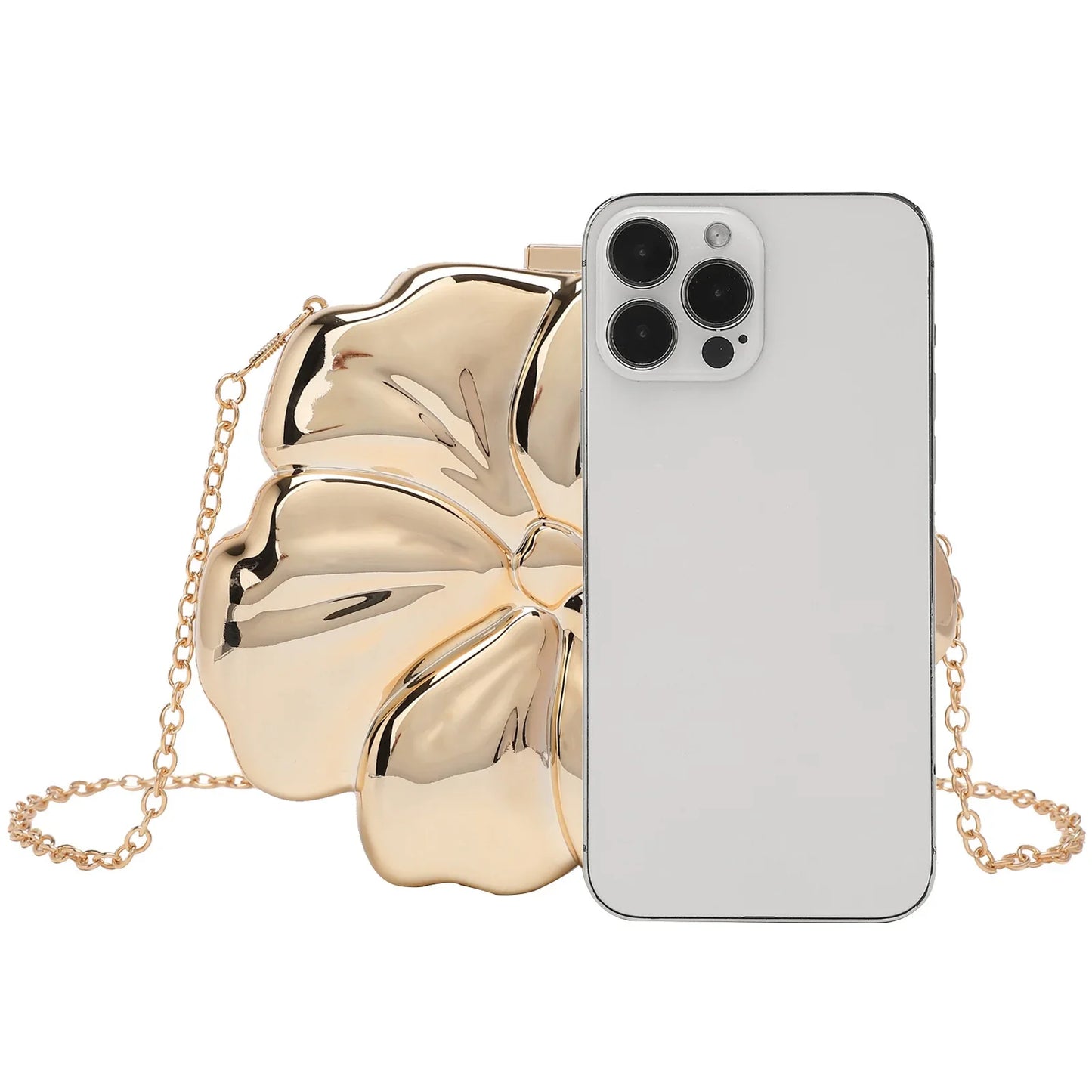 Flower Women's Clutch Chain Crossbody Bag Fashion