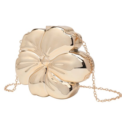 Flower Women's Clutch Chain Crossbody Bag Fashion