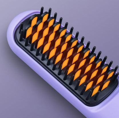 Cordless Straightener Straight Hair Brush, Negative ion Thermal Hair Care