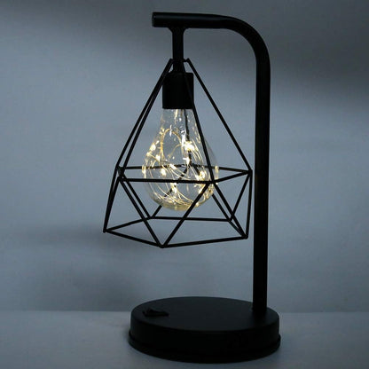 LED Table Lamp,Wrought Iron Modeling Lamp,Soft Lighting,Decorative Gifts