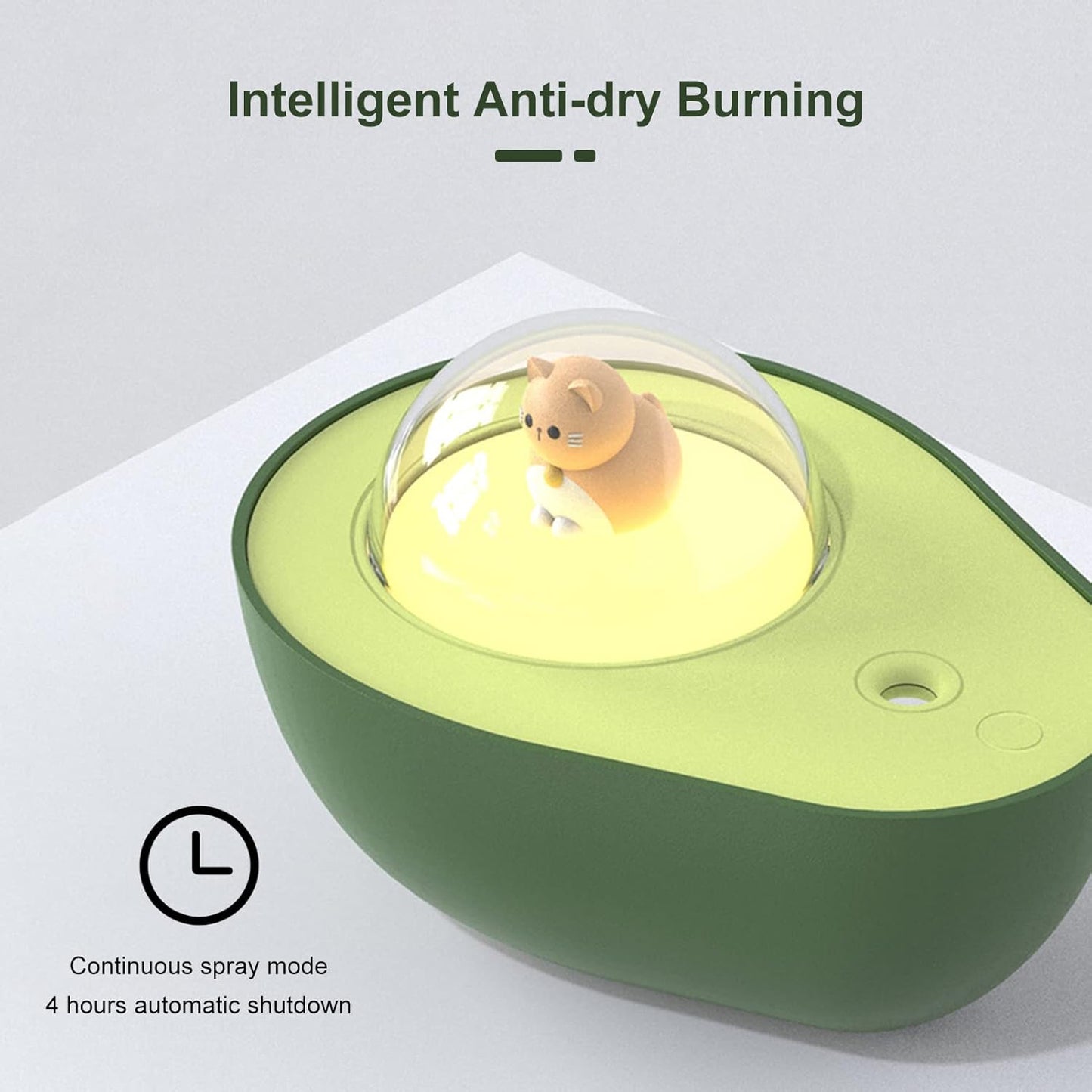 vocado Night Light Humidifier Large Fog Small Portable USB Home Office Dormitory Silent Humidification