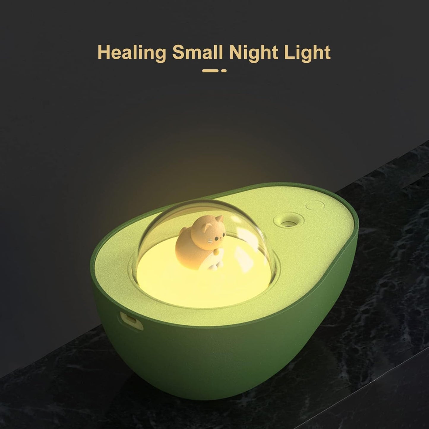 vocado Night Light Humidifier Large Fog Small Portable USB Home Office Dormitory Silent Humidification