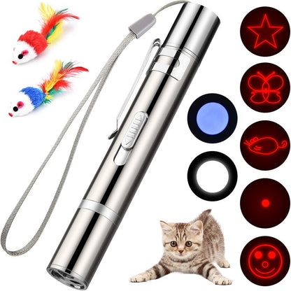 Tease Cat Pen Flashlight Toy Laser LED Pen Light