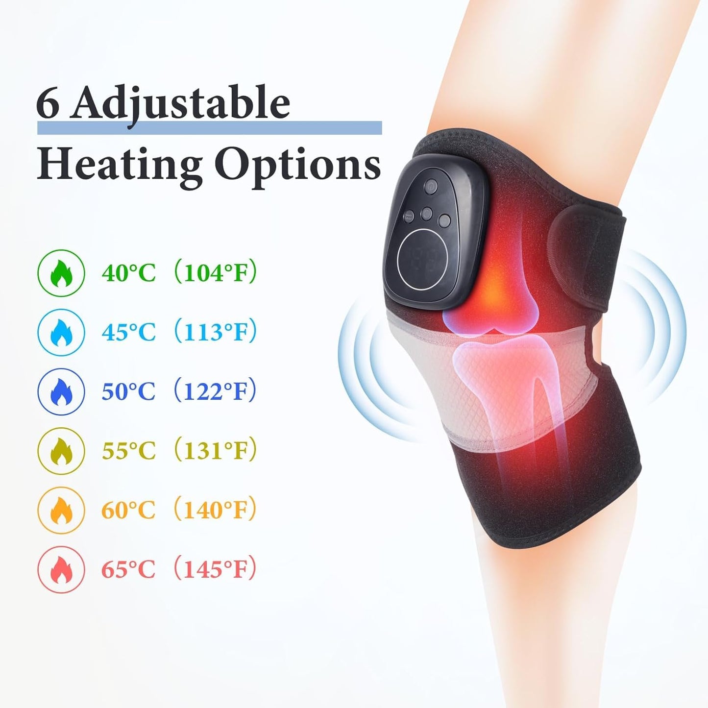 HEATED ELECTRIC KNEE MASSAGER