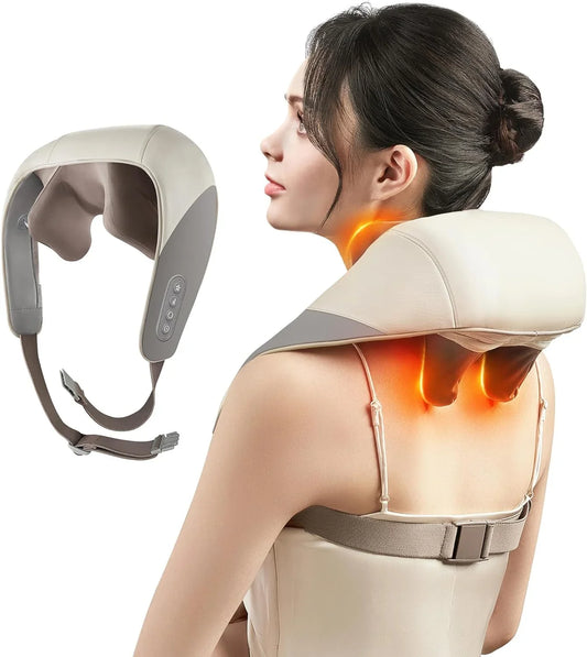 Neck Massager, Shoulder Neck Massager with Heat for Pain Relief