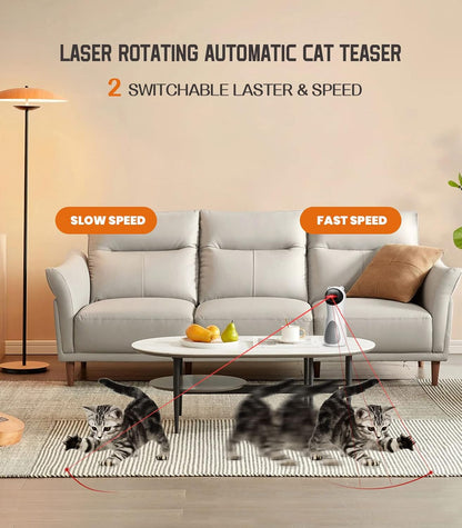 Automatic Cat Laser Toy, Interactive Electronic Cats/Dog Toys