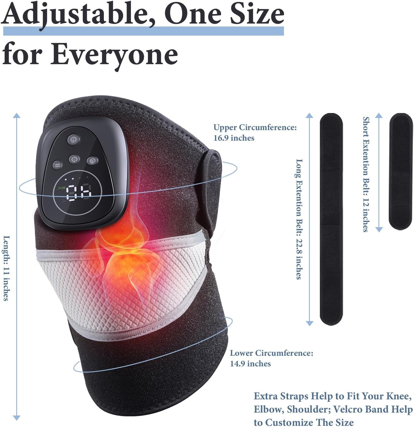 HEATED ELECTRIC KNEE MASSAGER