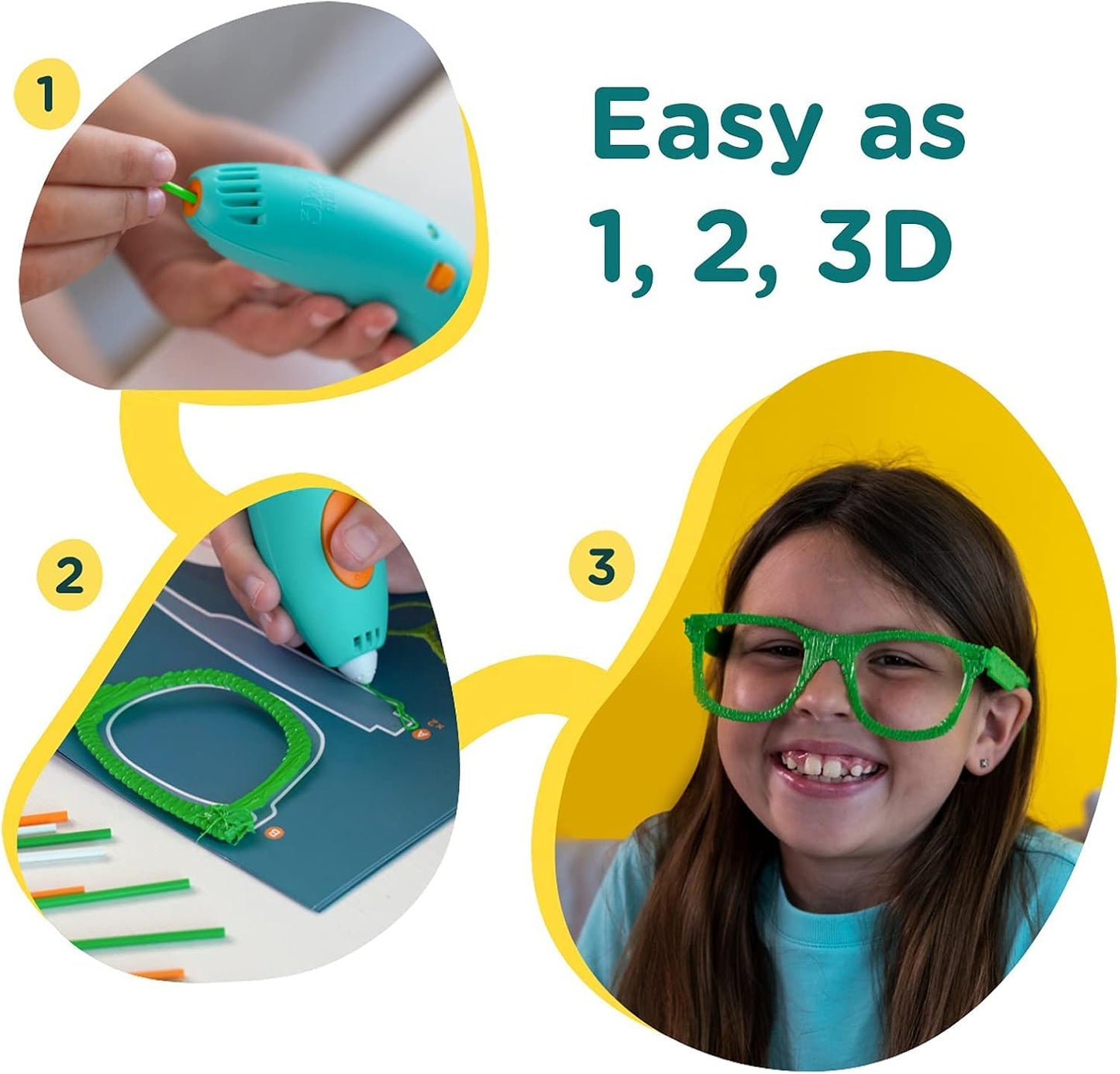 3Doodler Start+ Essentials 3D Pen Set For Kids, Easy To USe, Learn From Home Art Activity Set