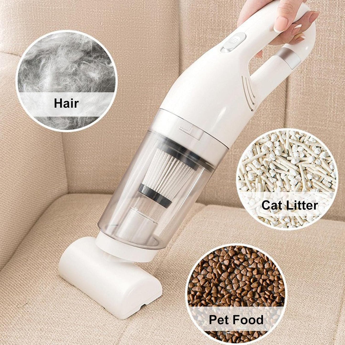 Wireless Hair Absorber,Practical Pet Hair Removerfor Cats, Dogs, and Other Animals of Different